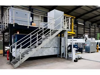 TruLaser 5030 Fiber + LiftMaster 8KW